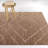 Tan Vintage Diamond Area Rug-109079528