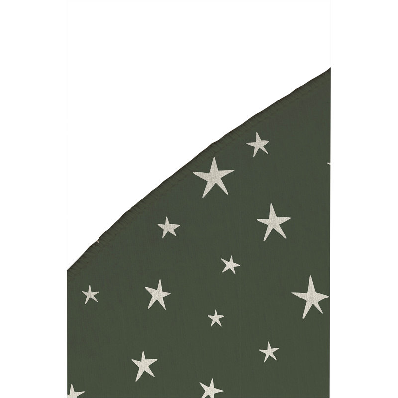 Starry Night Non-Slip Outdoor Rug, Round 5'