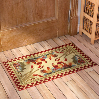 Rishel Synthetic Water Resistant Non-Skid Kitchen Mat