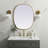 Sabine Metal Curved Oval Wall Mirror-1451160151-1451160148