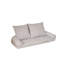 Fauteuil à billes convertible ajustable et pliable pour adultes, multi-usage pour dortoir | blanc cassé | Profondeur du siège 63,78-488017846