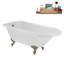 Baignoire sur pattes 62 ", plateau, bonde, pattes 62" Streamline-101628983-102218228