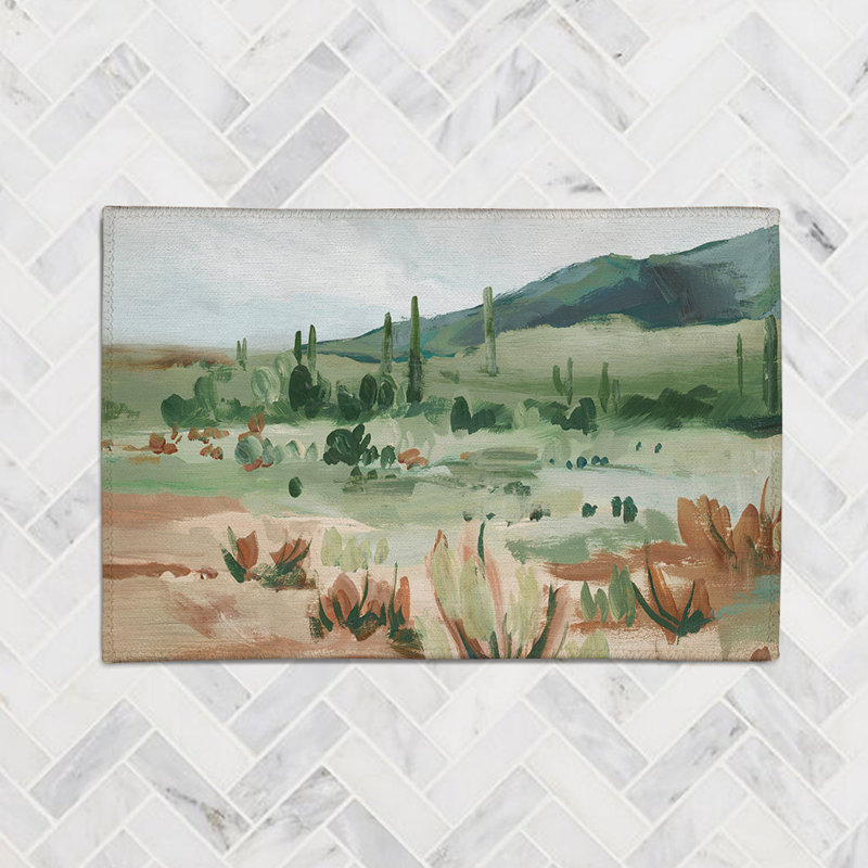 Cactus Field Chenille Accent Rug, Rectangle 2' x 3'