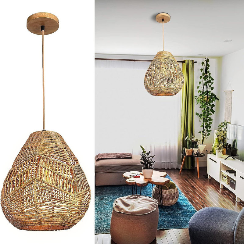 Amarr 1 - Light Gold Shaded Pendant