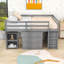 Lit mezzanine 3 tiroirs avec bureau mobile et tablettes-645570710-645570714