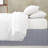 Walker Check Reverse to Solid Indigo/Ivory Cotton Bedskirt-109715498-109715500