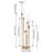 5-Arm Candle Holder Set Of 4-1264554545