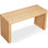 Banc en bois de bambou naturel de 36 pouces, petits bancs en bois pour le hall d'entrée, le salon et la salle à manger, la cuisine, la chambre à coucher, la salle de bain, le couloir, la porte d'entrée, pour un patio intérieur et extérieur, décor moderne Mid-Century