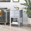 Ensemble de 2, table basse moderne en verre trempé, table de bout, table carrée pour le salon-832364735-1057036107-1057445111