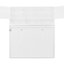Queen Bed Of White, Wall - Mounted With Stripes, Large Storage, And 6 8 Inch Mattress Compatibility White Size Decorative Panels, Functional 600 Lbs Support
