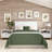 65W Full/Queen Headboard With Set Of 2 Nightstands, Bedroom Furniture-81844848