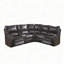 Canapé modulaire inclinable électrique en similicuir Saul avec port USB et console porte-gobelet-2145364326