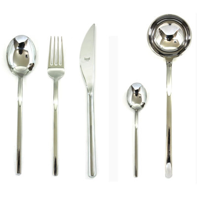 Mepra Sveva Flatware Set - 49 Pieces - Stainless Steel