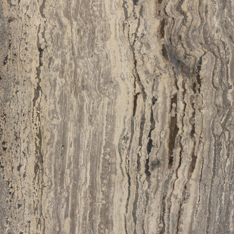 Pixie End Table-Grey Stripe Travertine