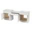 91'' Double Bathroom Vanity with Quartz Top-344577210