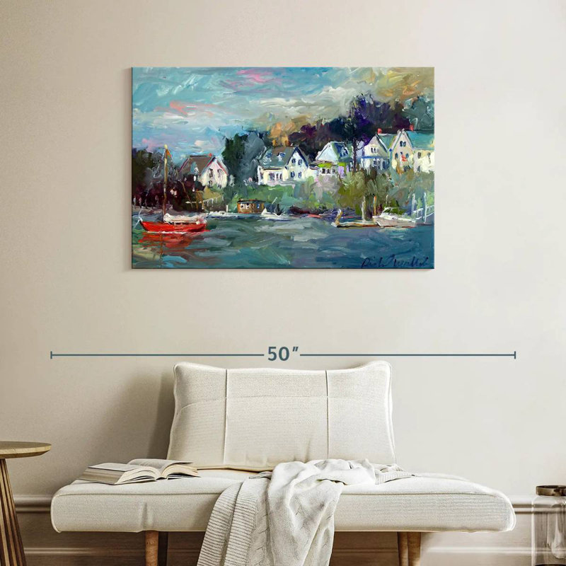 Serene Dock, 26" H x 39" W
