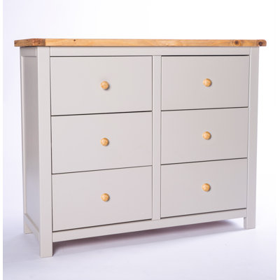 Espana 110cm W 6 - Drawer Chest of Drawers