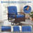 3-Piece Outdoor Swivel Rocker Chairs Set – Washable Cushions & Glass Tabletop for Deck, Patio, Garden-368428424-368428425
