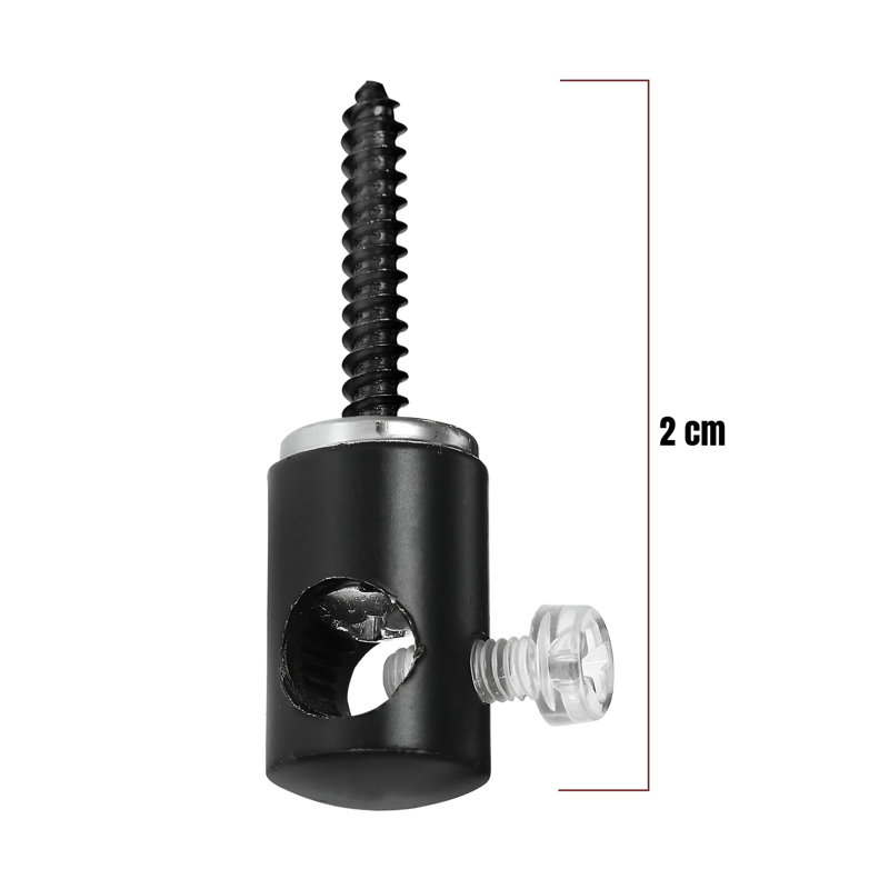 Metal Ceiling Swag Hooks for Pendant and Chandelier Lighting, Black