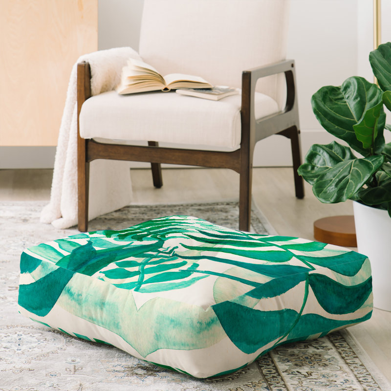 Coussin de sol en vibes botanique viviana gonzalez