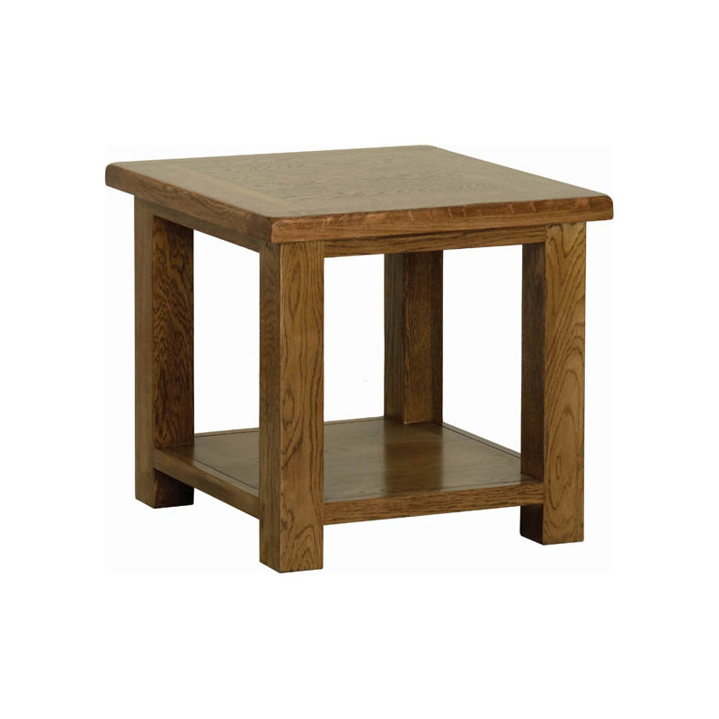 Newbury Four Leg Coffee Table with Storage, Natural Oak, H50 x L53cm
