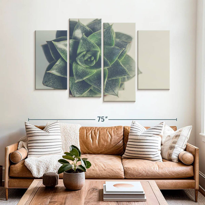 Thornless Succulent, 42" H x 68" W
