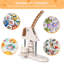 Bouton, 1 / 1,25 / 2,28 pouces (25/32 / 58mm) 3-en-1 broches, trousse de poinçon ergonomique, 300 pièces de boutons, photos, coupe-cercle, livre de magie, pour les cadeaux de bricolage pour enfants