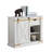 1Pc Sofa Table Living Room Side Table W Drawers Barnyard Design