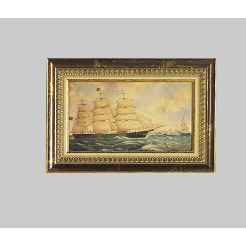 « theresa », reproduction sur bois encadrée