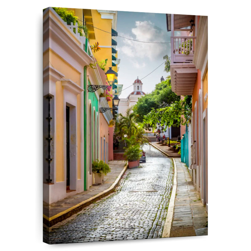 Sireci Old San Juan Street, 45" H x 30" W