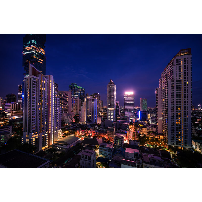 Wonderlin Cityscape by Bank215 - Wrapped Canvas Print, 30cm H x 46cm W x 3.8cm D