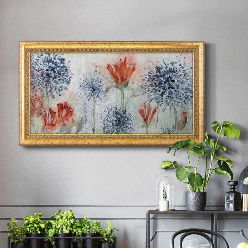 «Tiger Lily Field», reproduction de photo sur toile, H 21 po x l 37 po x P 2,5 po