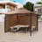 Backyard Expressions 10' X 10' Gazebo W/ Two Extending Side Panels