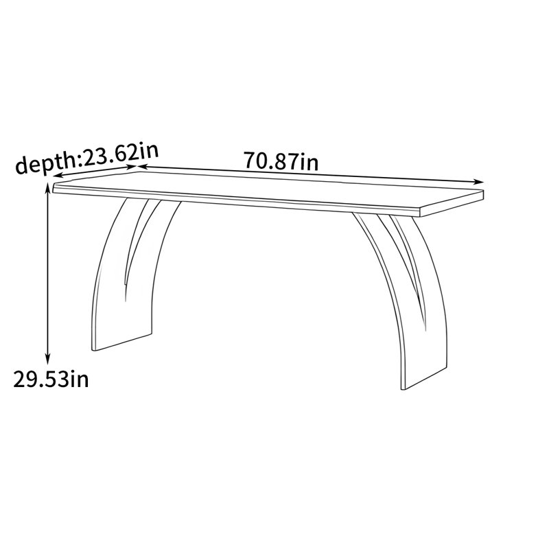 Bureau d'apprentissage et banc de travail, H 29,53 po x l 70,87 po x P 23,62 po