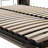 Arlex Queen Bed and Shelving Unit with Doors (101W)-88513663