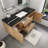 Castin 60" Wall-Mounted Single Bathroom Vanity Set-1185147562