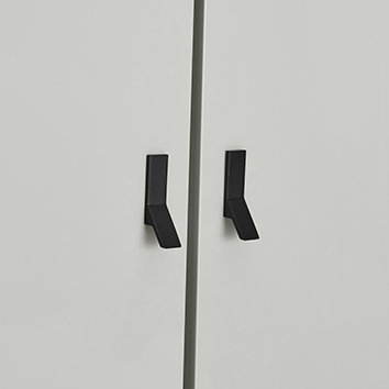 Rozele Accent Cabinet, Cool Grey