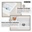  Cozystream 24 in. Undermount/Drop-In Single Bowl White Fireclay Kitchen Sink with Bottom Grid and Strainer