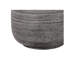 Lighting, 19 po, lampe de table, céramique grise, abat-jour ivoire / crème, contemporain