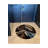 Multi Color Marbled Lines Pattern Round Woven Base Modern Decorative Machine Washable Area Rug