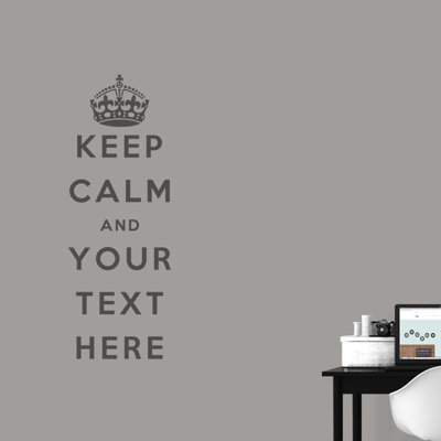Adhésif décoratif «Keep Calm»