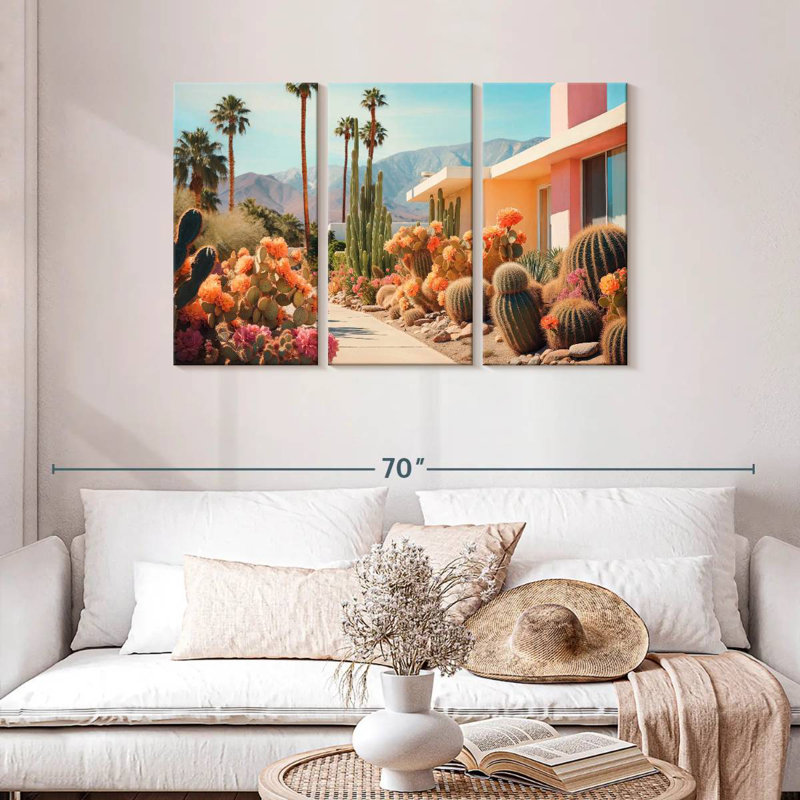 Harnek Cactusland I, 28" H x 45" W