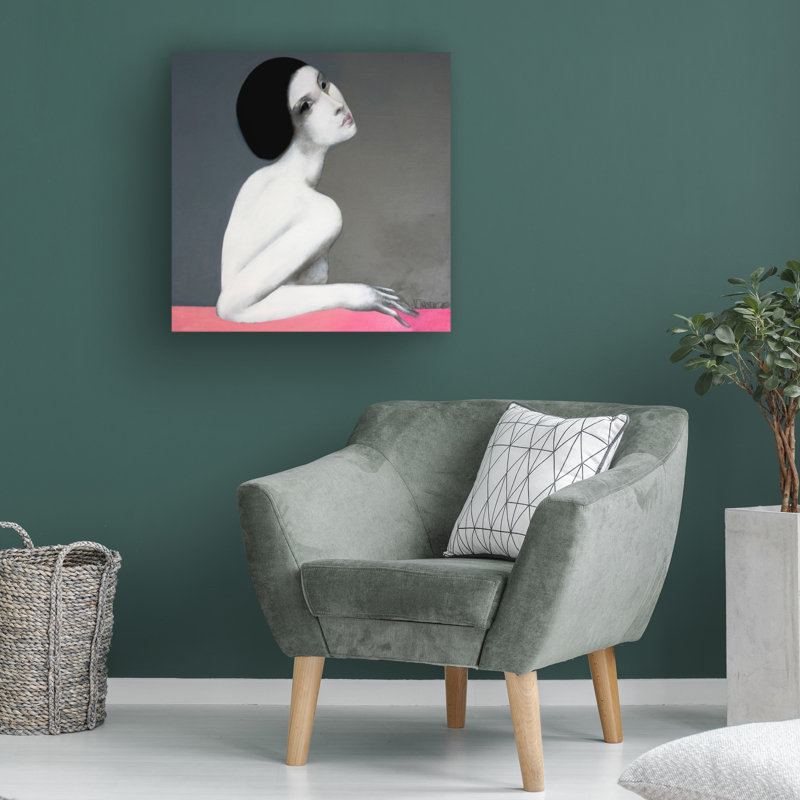 Victor Tkachenko, art sur toile brune, H 18 po x l 18 po