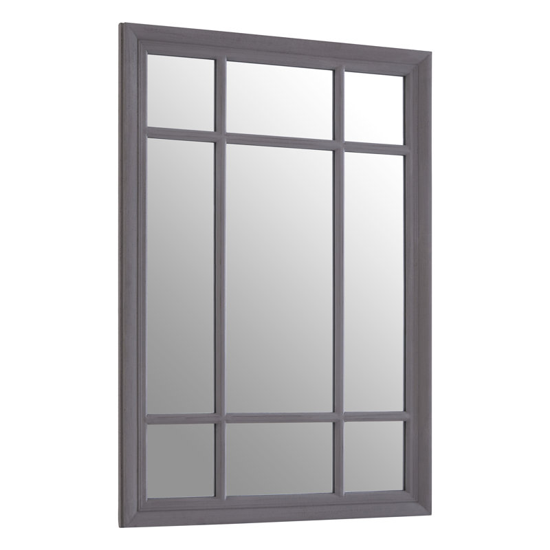 Martinez Solid Wood Concave Wall Mirror