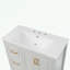 Meuble-lavabo de salle de bain avec lavabo, une armoire et 4 tiroirs à fermeture en douceur-1188541142