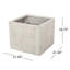 Pot à fleurs avant en oxyde de magnésium - l 22,09 po x P 19,21 po Béton léger instantanément votre apparence jardin 21,5 po x 21,5 po x 19,21 po