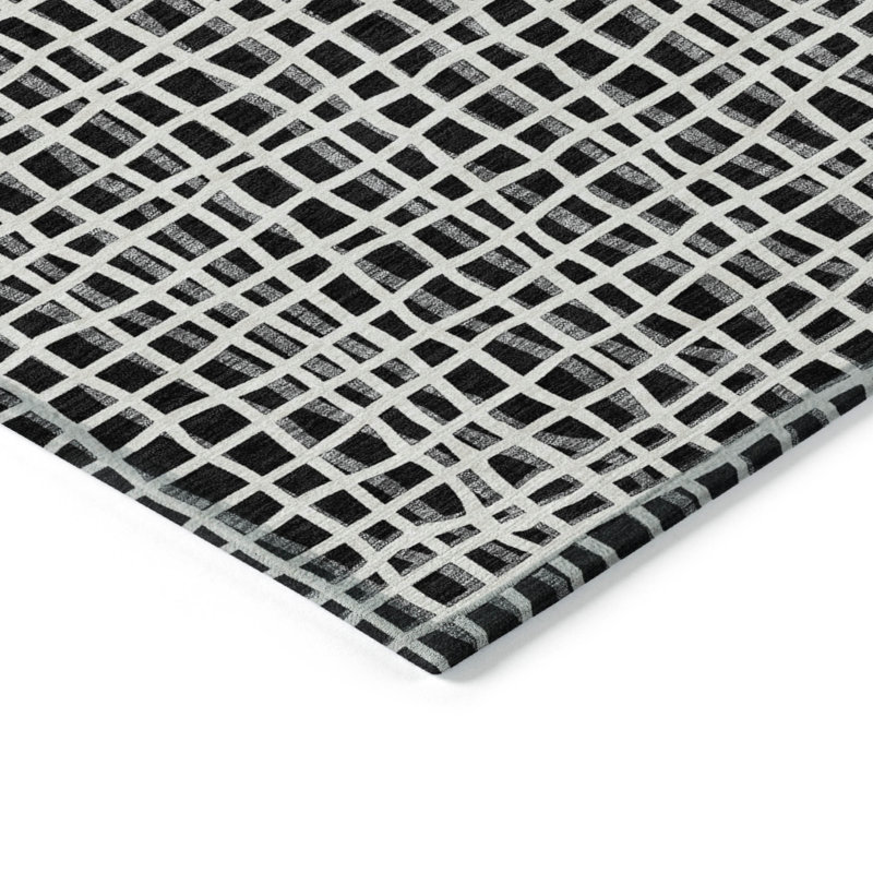  Tapis d'entrée / extérieur antidérapant Finck, Rectangle 2 pi 6 po x 3 pi 10 po