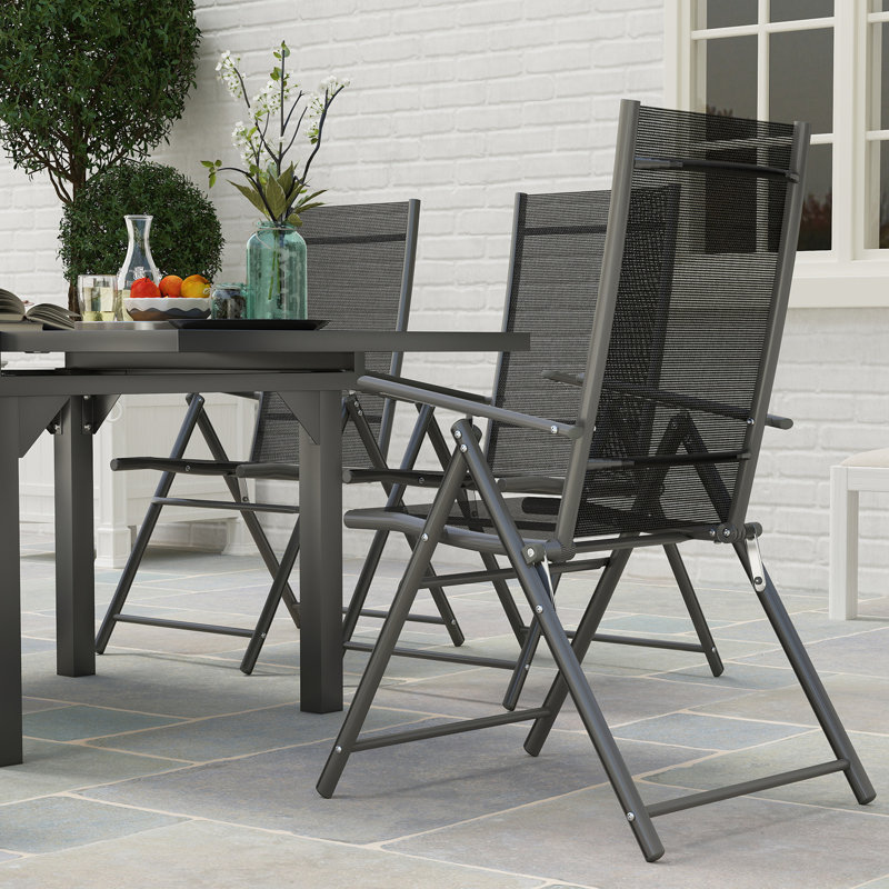 Rectangular 7 - Piece 6 - People 180Cm L Outdoor Table Set