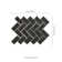 2" x 4" Glass Bevel Herringbone Mesh-Mounted Mosaic Tile