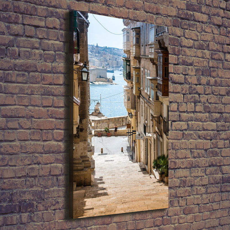 Streets In Malta - Wrapped Canvas Print